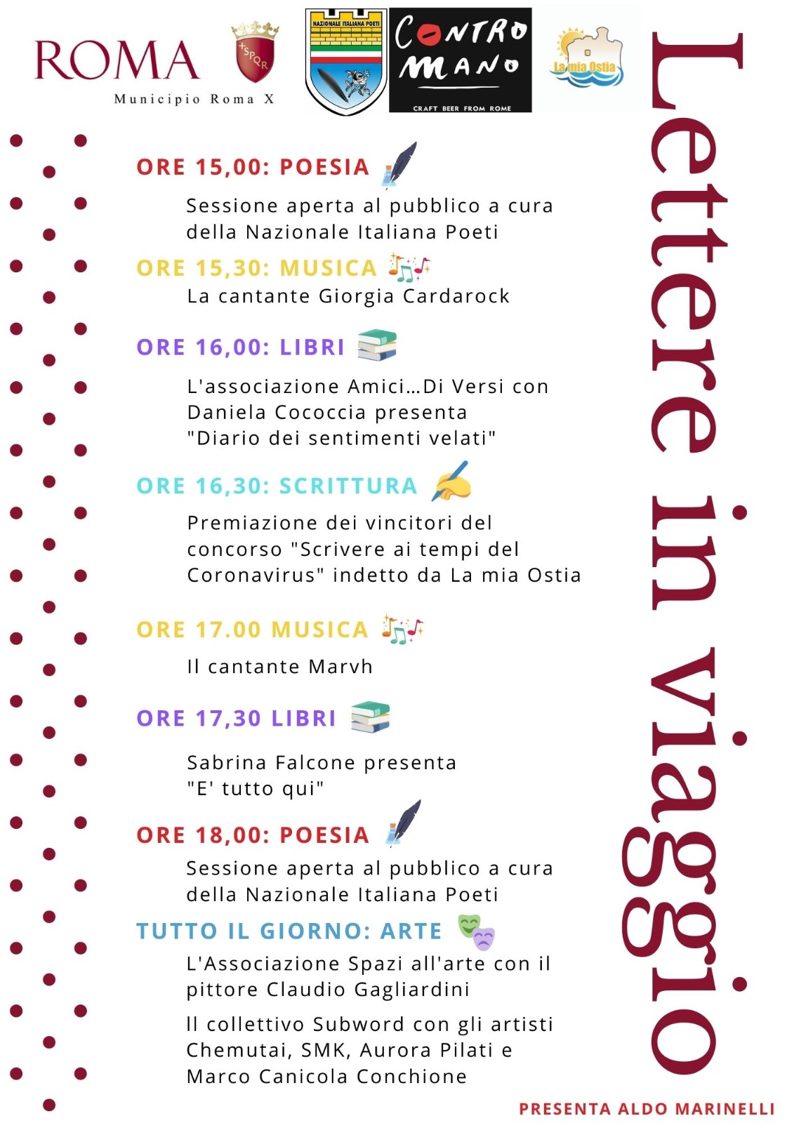 Lettere in viaggio:quando la poesia sbarca (e sbanca) al pontile di Ostia